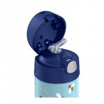 Dětská termoska Thermos FUNtainer 355 ml Včelky - modrá