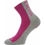 Ponožky dětské Boma Revoltik 3 páry (2x růžové, 1x fialové)