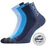 Ponožky dětské Boma Revoltik 3 páry (2x modré, 1x navy)