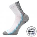 Ponožky športové Voxx Revolt - biele-sivé