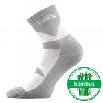 Ponožky sportovní Voxx Bambo - bílé-šedé