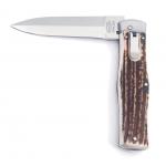 Nůž vyhazovací Mikov Predator 241-NP-1/KP - béžový-stříbrný