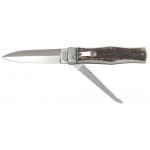 Nůž vyhazovací Mikov Predator 241-NP-2/KP - béžový-stříbrný