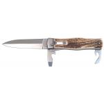 Nôž vyhadzovací Mikov Predator 241-NP-3/KP - béžový-strieborný