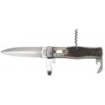 Nôž vyhadzovací Mikov Predator 241-NP-4/KP - béžový-strieborný (18+)