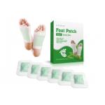 Náplasť na nohy na obnovenie energie a vitality Green Tea 10 ks - biela