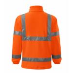 Bunda pánska Malfini HV Fleece Jacket - oranžová svietiaca
