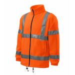 Bunda pánská Malfini HV Fleece Jacket - oranžová svítící