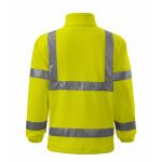 Bunda pánska Malfini HV Fleece Jacket - žltá svietiaca