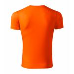 Tričko unisex Piccolio Pixel - oranžové svietiace