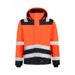 Pracovní bunda unisex Tricorp Midi Parka High Vis Bicolor - oranžová svítící