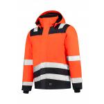 Pracovní bunda unisex Tricorp Midi Parka High Vis Bicolor - oranžová svítící