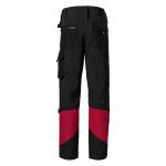 Pracovné nohavice pánske Rimeck Vertex - čierne-červené