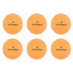 Pingpongové loptičky Spokey Lerner 6 ks - oranžové