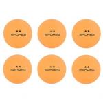 Pingpongové míčky Spokey Skilled 6 ks - oranžové