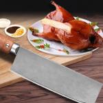 Nôž kuchynský Dellinger Peking Duck Padauk Wood 200 mm - strieborný-hnedý