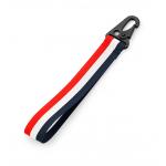 Klíčenka s karabinou Bag Base Key Clip - červená-bílá-navy