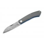 Nůž zavírací Böker Damast Jahresmesser 2023 - šedý-stříbrný