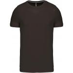 Pánske tričko Kariban krátky rukáv - tmavé khaki