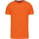 Pánske tričko Kariban krátky rukáv - oranžové