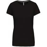 Dámské tričko Kariban s krátkým rukávem - černé