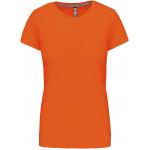 Dámske tričko Kariban s krátkym rukávom - oranžové