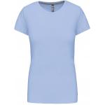Dámske tričko Kariban s krátkym rukávom - svetlo modré