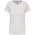Dámske tričko Kariban s krátkym rukávom - biele