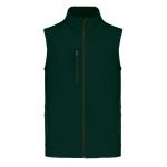 Pánská softshellová vesta Kariban - lahvově zelená
