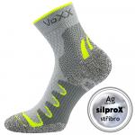Ponožky snížené sportovní Voxx Synergy silproX - šedé-žluté