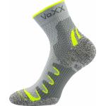 Ponožky znížené športové Voxx Synergy silproX - sivé-žlté