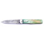 Nôž vyhadzovací Mikov Predator 241-DKO-1/KP - zelený-strieborný (18+)