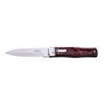 Nůž vyhazovací Mikov Predator 241-BRA-1/KP Raffir - červený-stříbrný (18+)