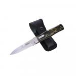 Nůž vyhazovací Mikov Predator 241-BRA-1/KP Raffir - zelený-stříbrný