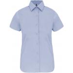 Košile dámská s krátkým rukávem Kariban strečová - světle modrá