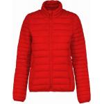 Dámska zimná bunda Kariban bez kapucne - červená