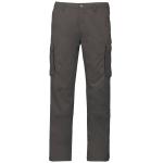 Pánské kalhoty Kariban letní kapsáčové - tmavě šedé