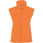 Dámska fleecová vesta Kariban MELÓDIA - oranžová
