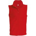 Pánska fleecová vesta Kariban LUCA - červená