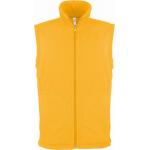 Pánska fleecová vesta Kariban LUCA - žltá