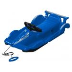 Bob plastový AlpenGaudi Race s volantem - modrý