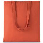 Bavlnená taška Kimood - stredne oranžová