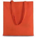 Bavlněná taška Kimood - tmavě oranžová