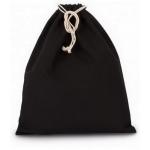 Bavlnená sťahovacia taška Kimood - čierna