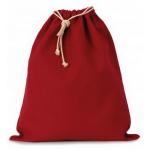 Bavlněná stahovací taška Kimood - tmavě červená