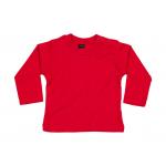Tričko dětské Babybugz s dlouhými rukávy - červené