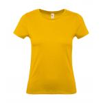 Tričko dámske B&C dámske E150 - tmavo žlté