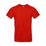 Tričko pánske B&C E190 T-Shirt - stredne červené