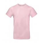 Tričko pánske B&C E190 T-Shirt - svetlo ružové