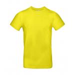 Tričko pánske B&C E190 T-Shirt - žlté svietiace